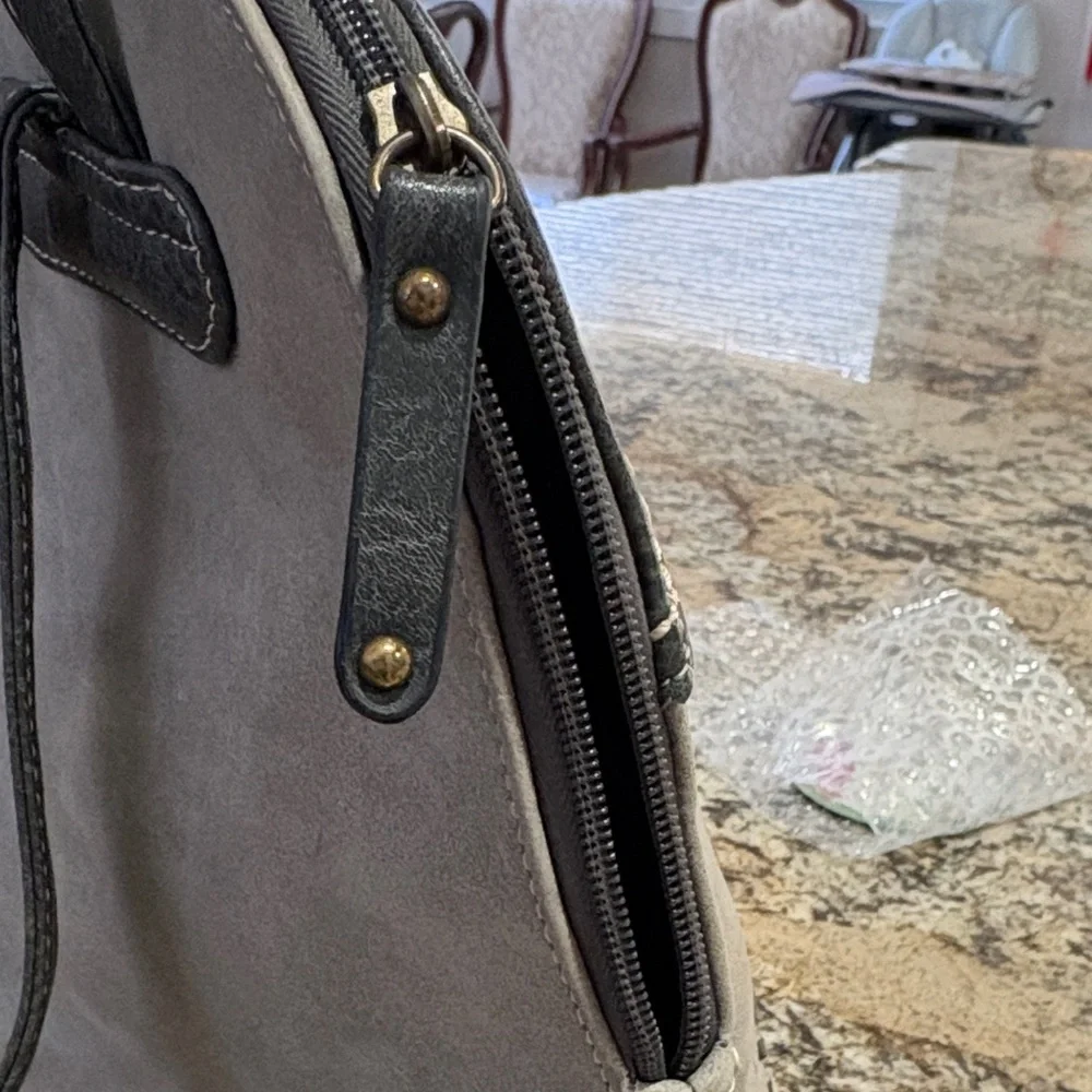 b.o.c. Gray and Black Stitched Backpack - Picture 7 of 9